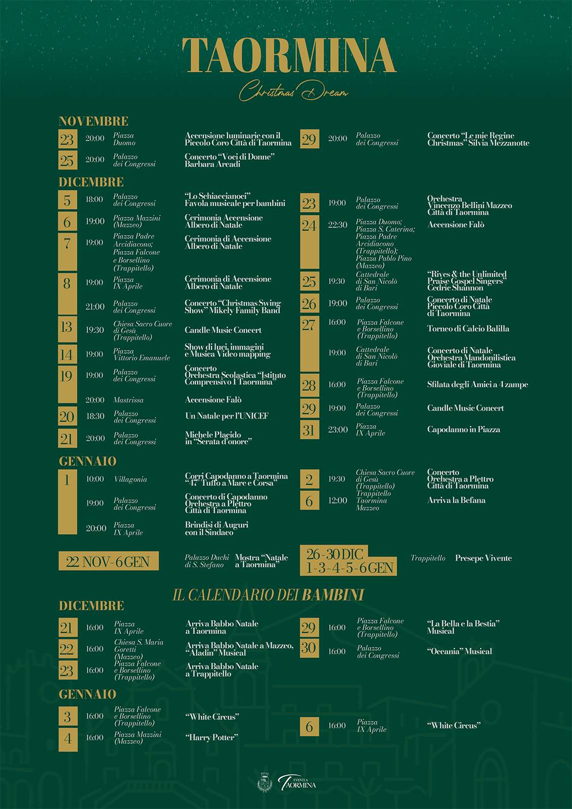 natale a tormaina 2025 programma