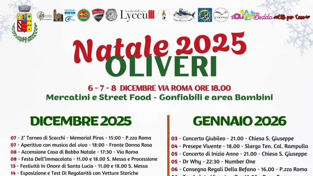 natale a oliveri 2025